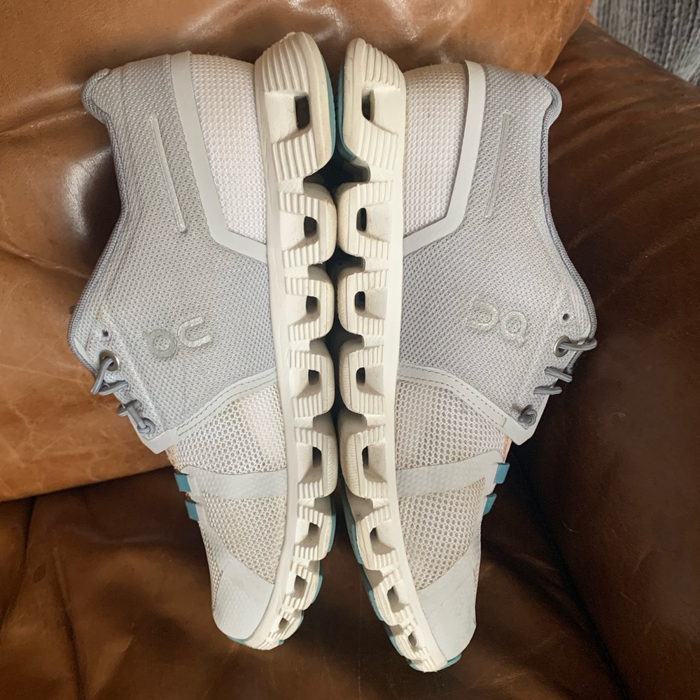 On Cloud Running shoes Cloud 5 Push Women’s size 6.5 gray peach - Picture 3 of 9